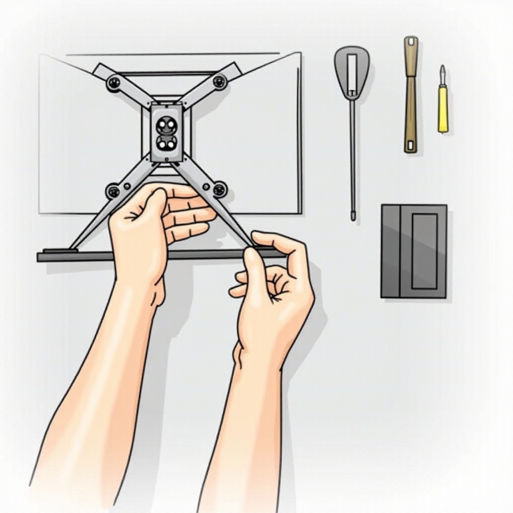 كيفية تفكيك حامل شاشة أيسر