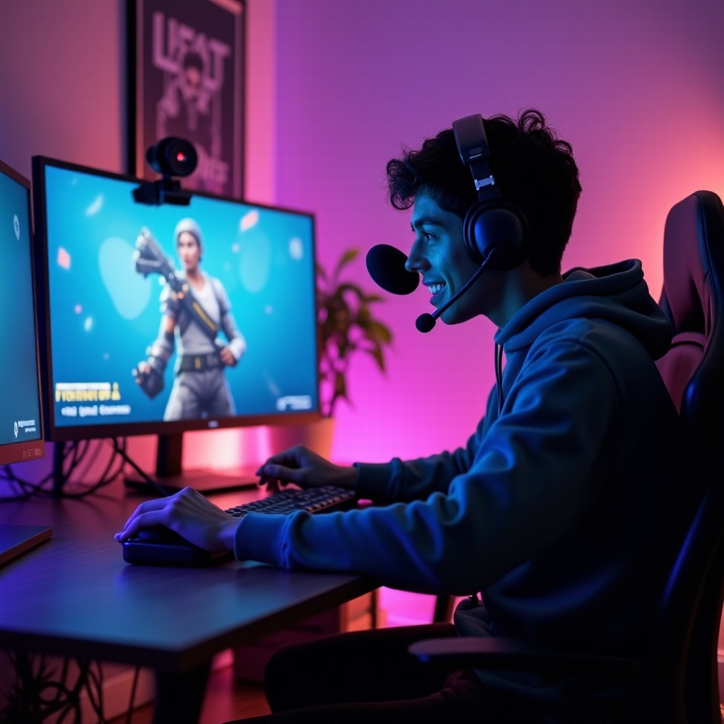 how to make your camera while recording face in fortnite