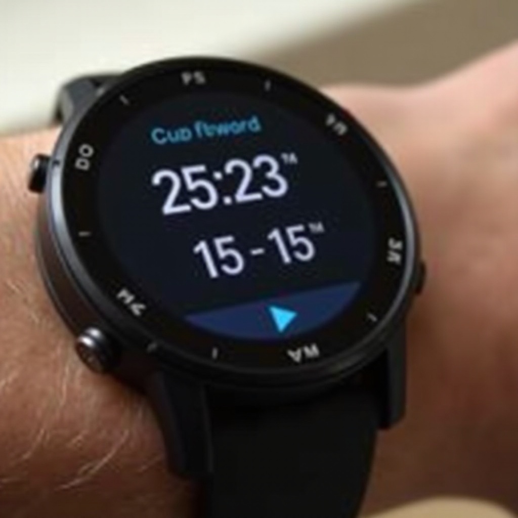 setează ora pe ceasul Garmin