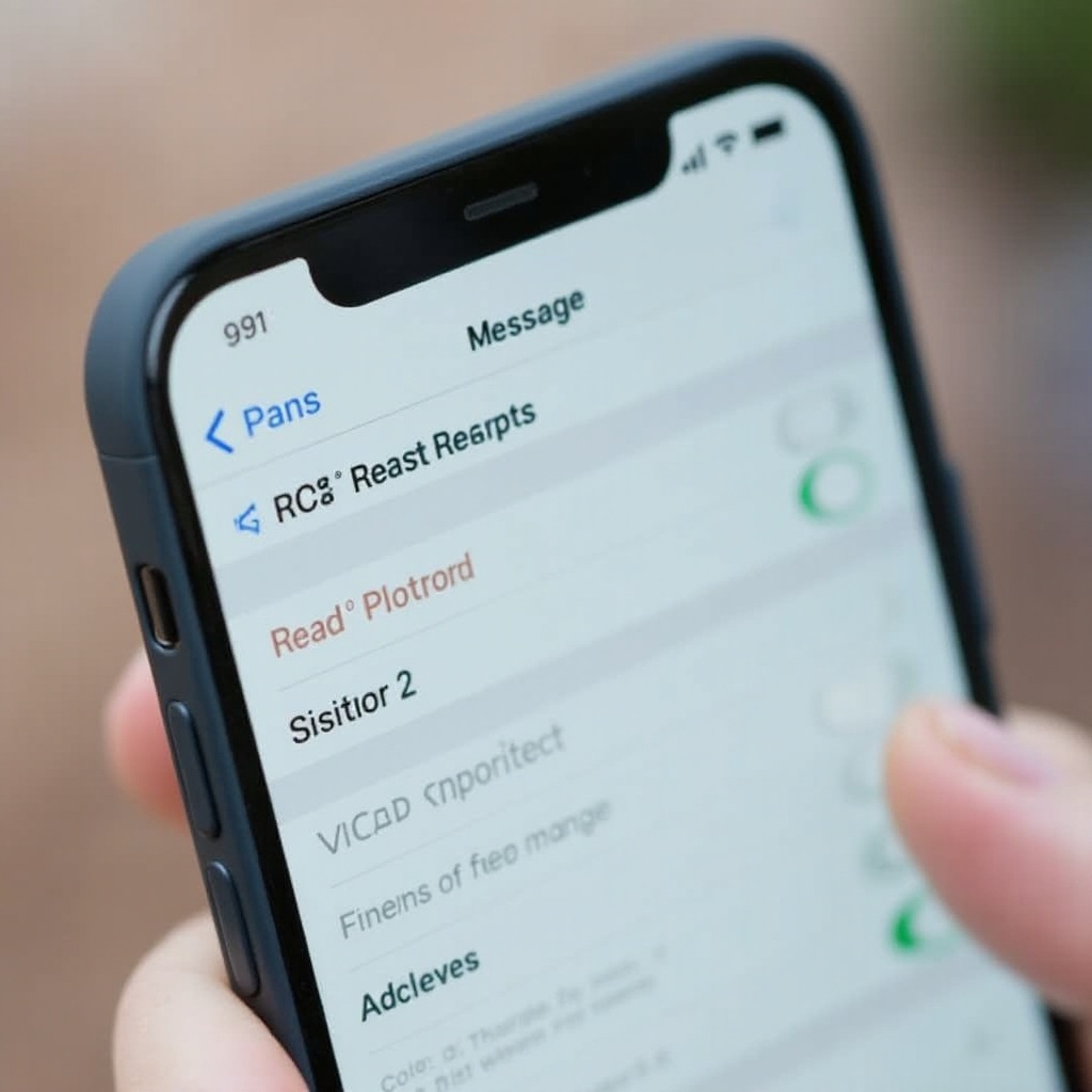 rcs изключи уведомленията за прочитане на iphone