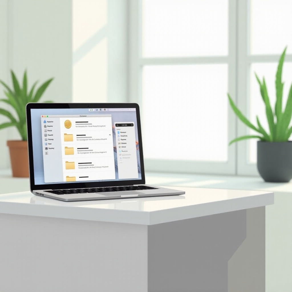 conectarea la partajarea de fișiere pe MacBook