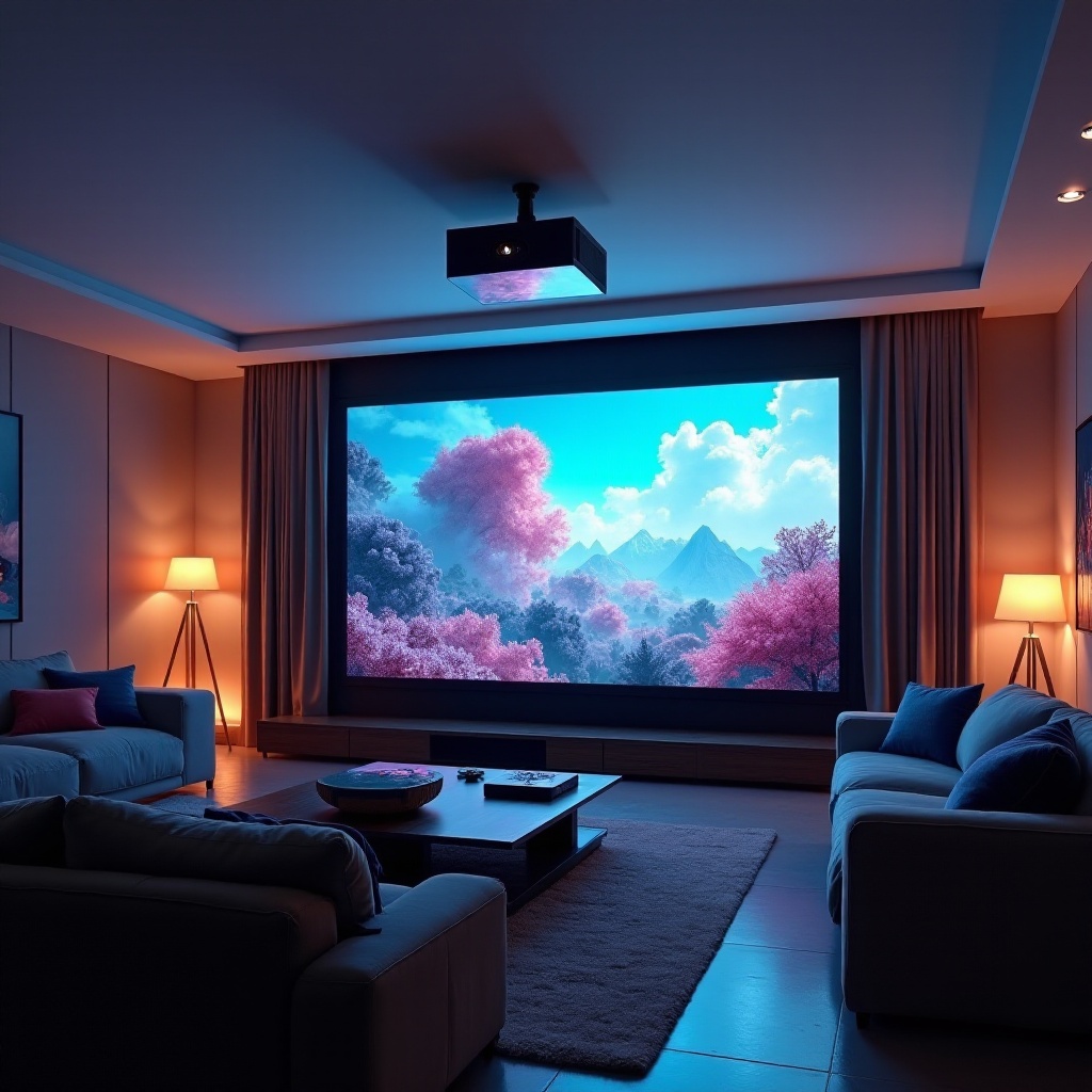 ultra-luxury projector for cinematic experience