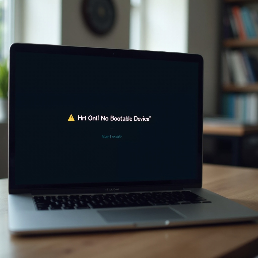 laptop brak bootowalnego urządzenia