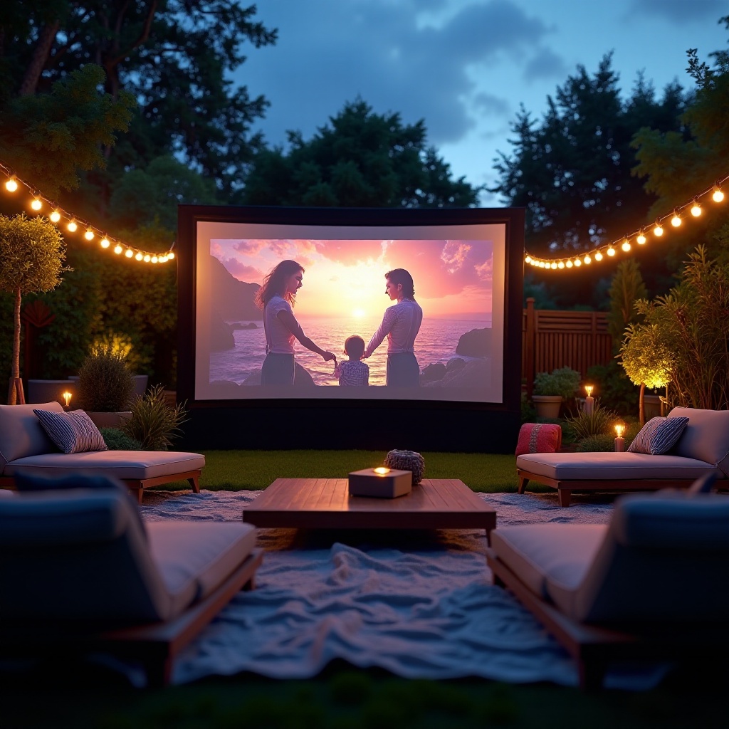 best outdoor projector screens