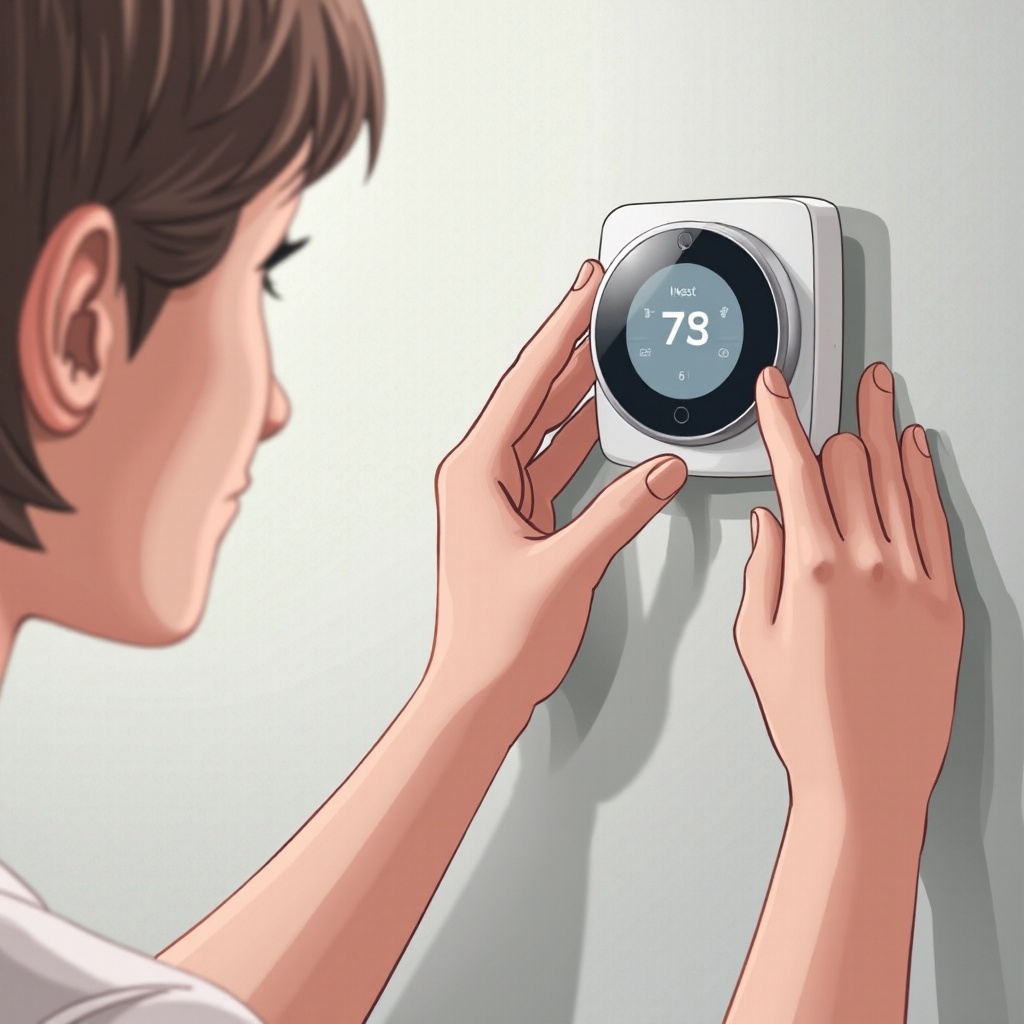 как да свалите термостата Nest от стената