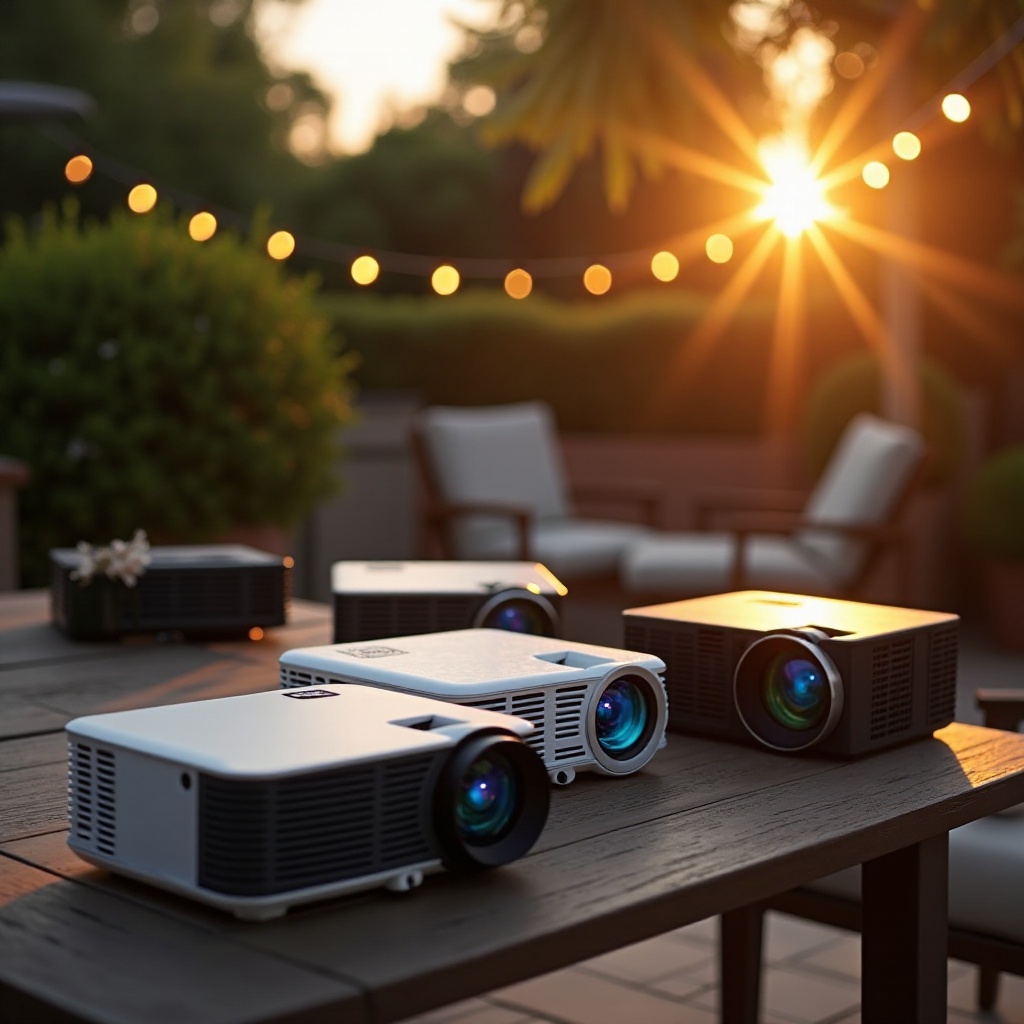 najlepsze projektory zewnętrzne w budżecie