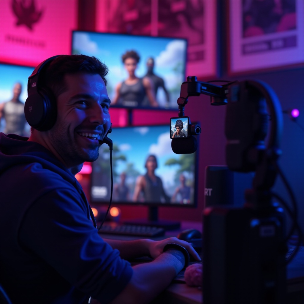 jak zrobić, żeby Twoja kamera nagrywając twarz w Fortnite