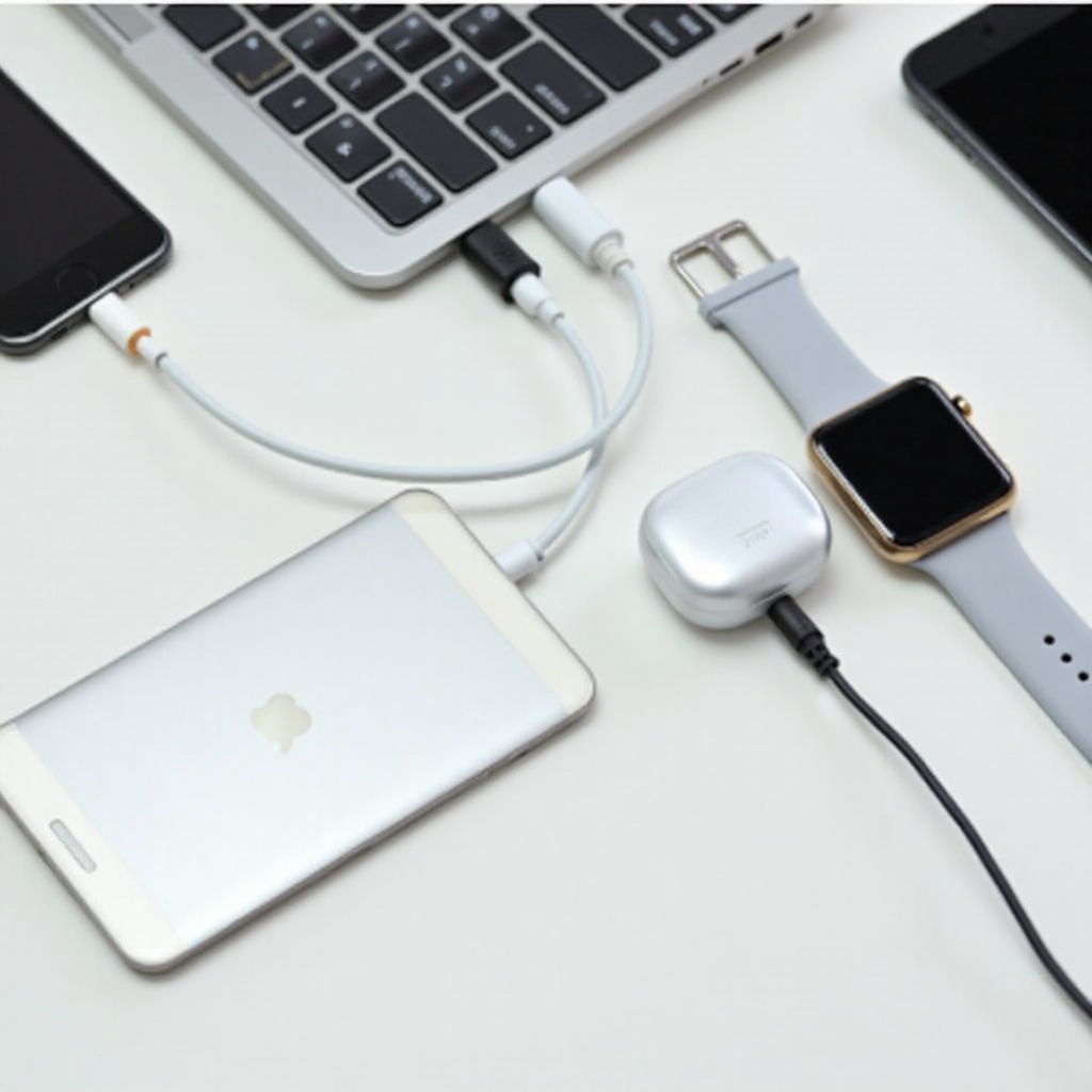 how to charge a devise from my laptop computer