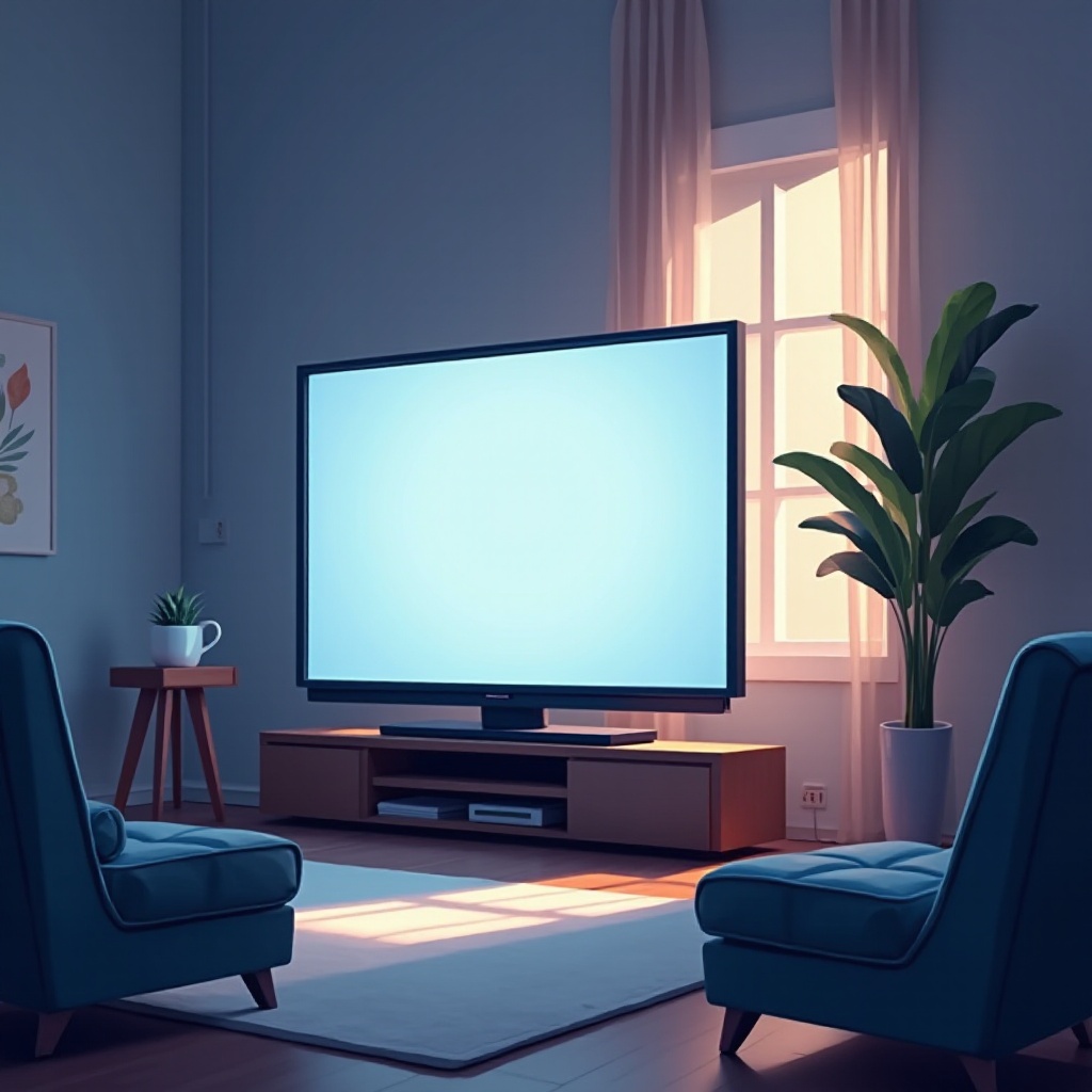 Vizio празан екран