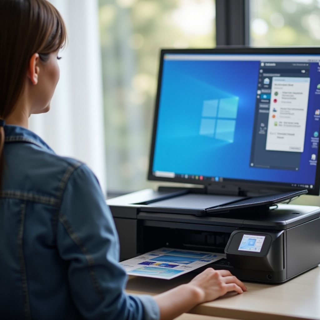 conecting a epson printer computer network connection