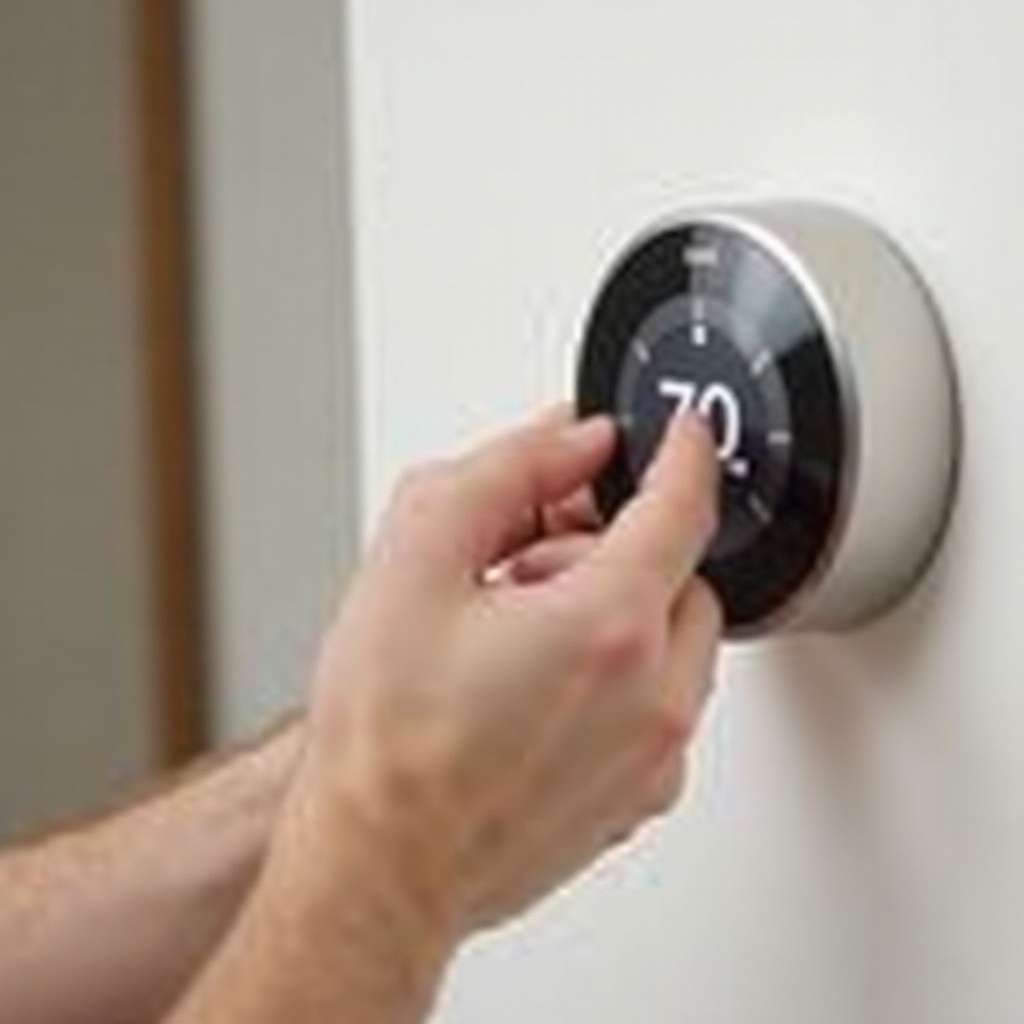 cum să scoți termostatul Nest de pe perete