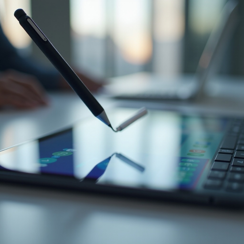 pot să folosesc un stilou Samsung pe un laptop cu ecran tactil