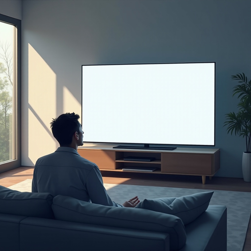 Vizio prázdná obrazovka