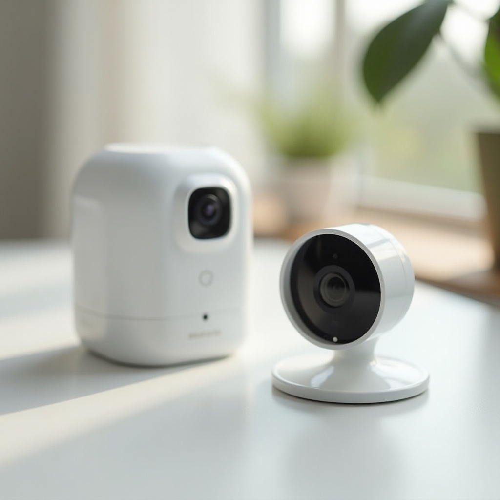 how to fit the base onto a blink camera