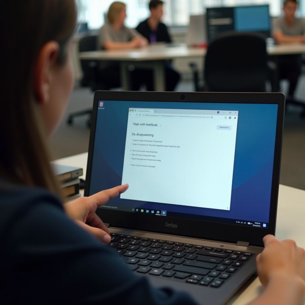 jak připojit Chromebook k pracovní skupině