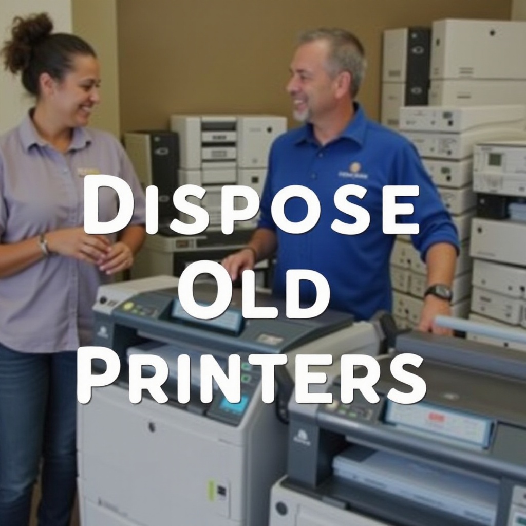 where to dispose of old printers