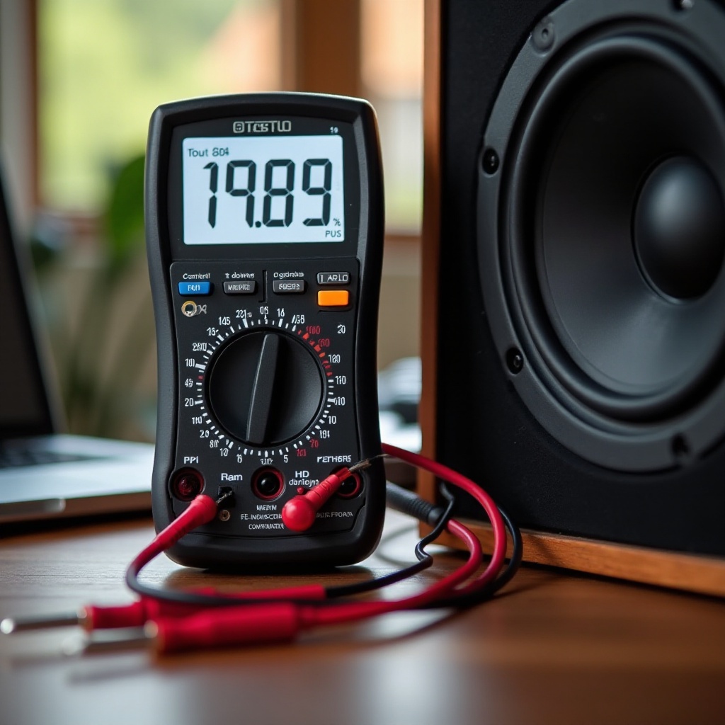 проверить динамик мультиметром