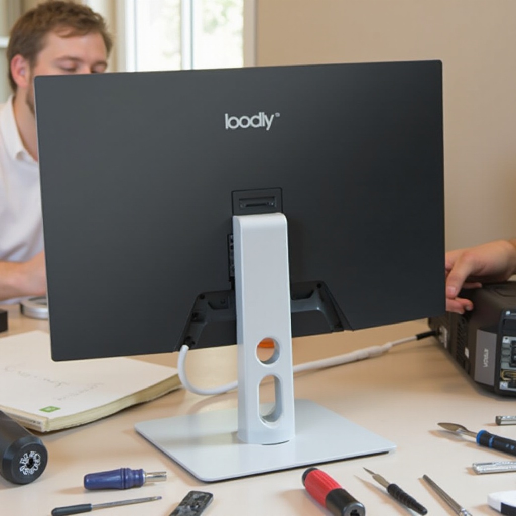 cum să dezasamblați suportul monitorului acer