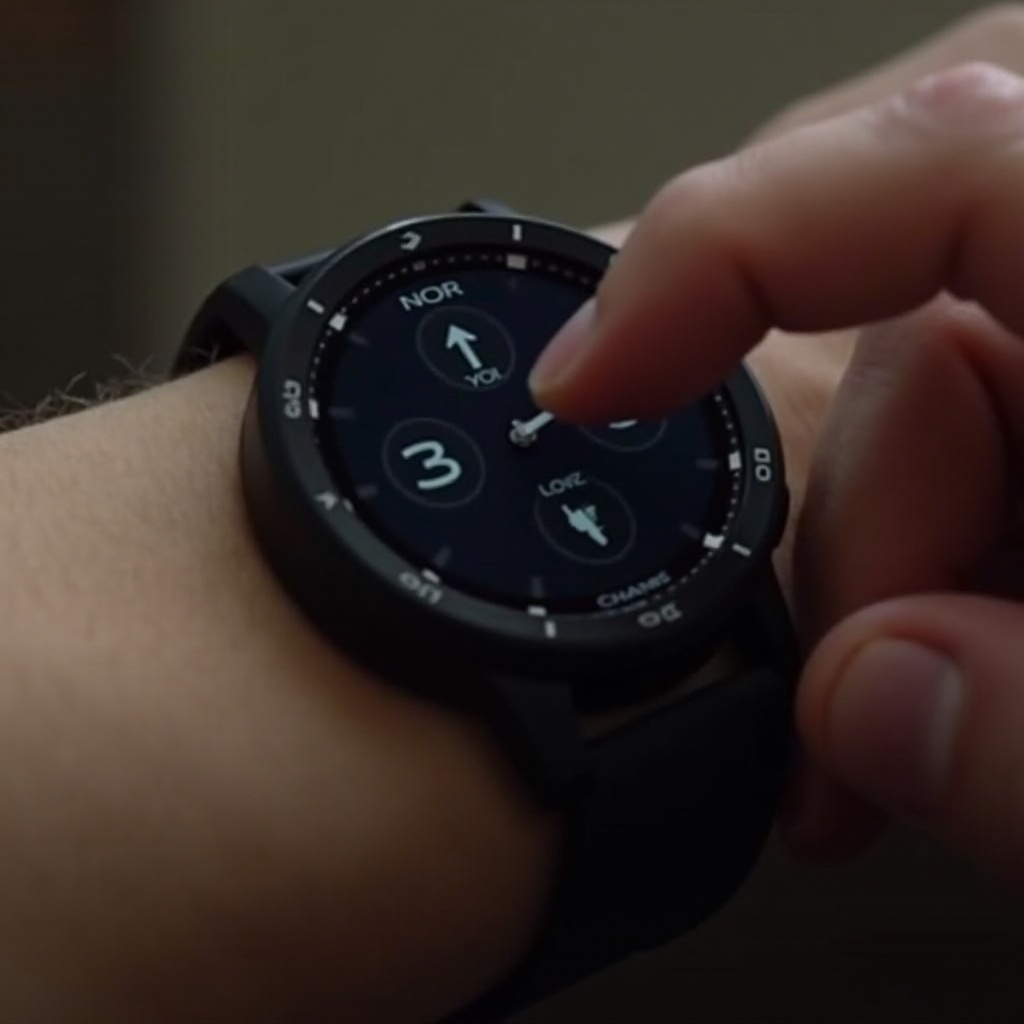 установить время на часах Garmin