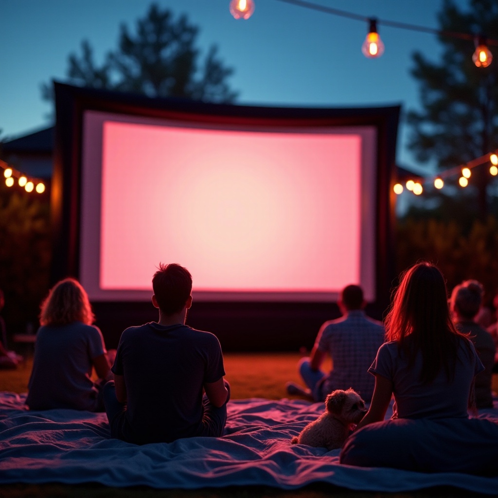 أفضل مادة لشاشة السينما الخارجية