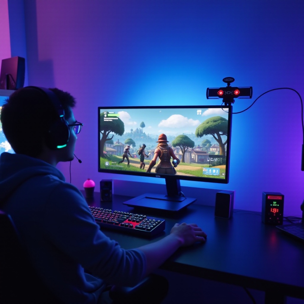 как да накарате камерата си да записва лицето във Fortnite