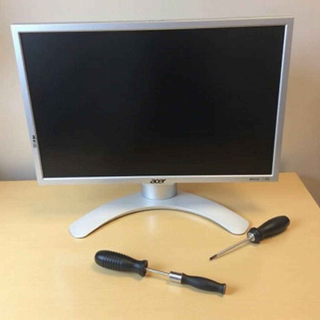 како раставити држач монитора acer