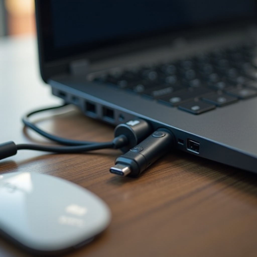 USB-C портът на лаптопа Dell не се свързва с монитора