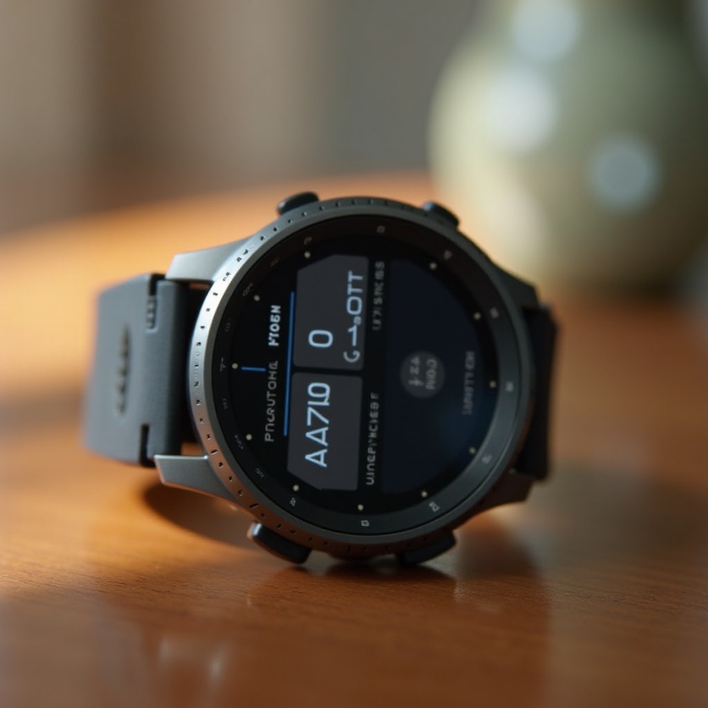 set time garmin watch