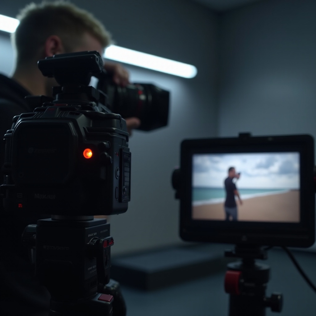 camera estompare noroioasă arată fotografie sau video