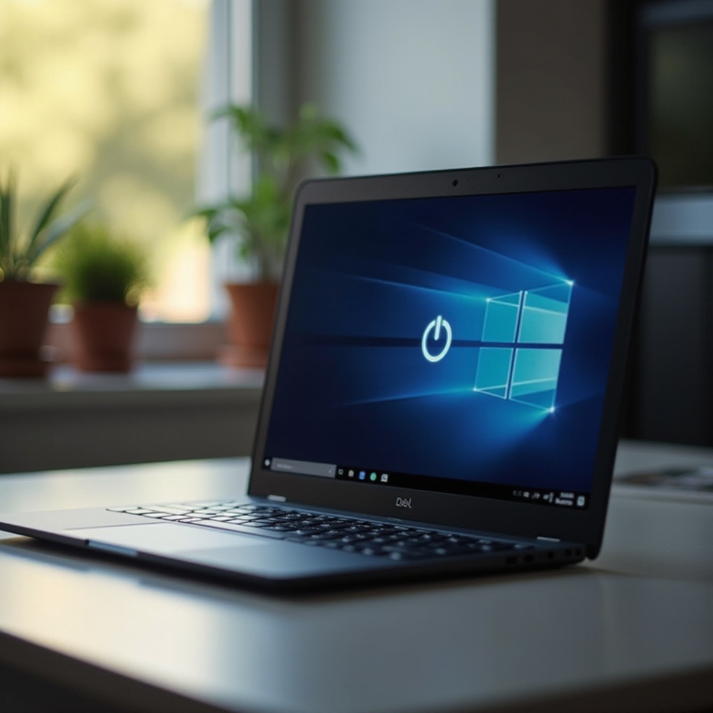 рестартиране на лаптоп Dell