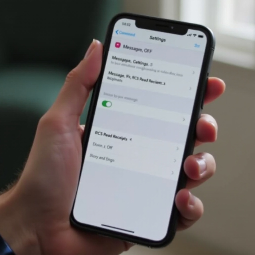 rcs искључи потврде о читању на iPhone-у