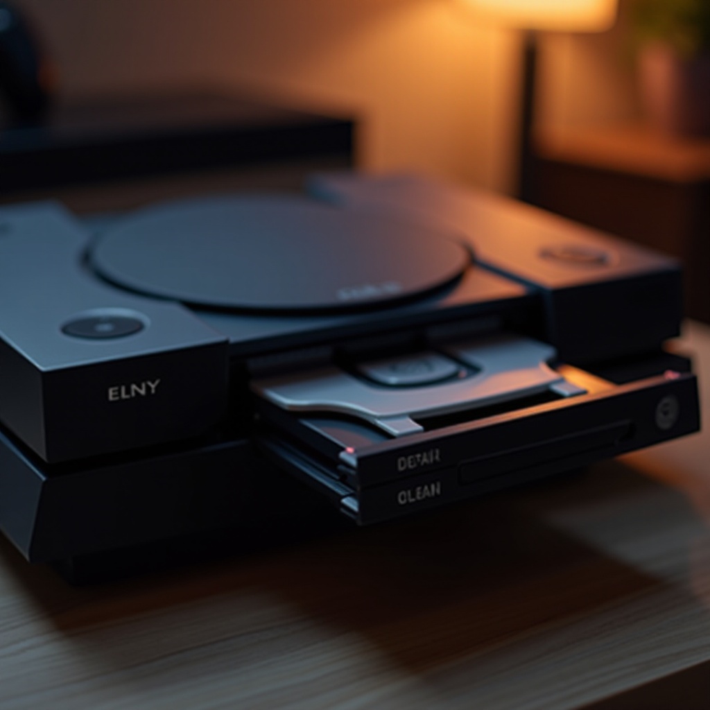 jak wyczyścić napęd dysków PS4