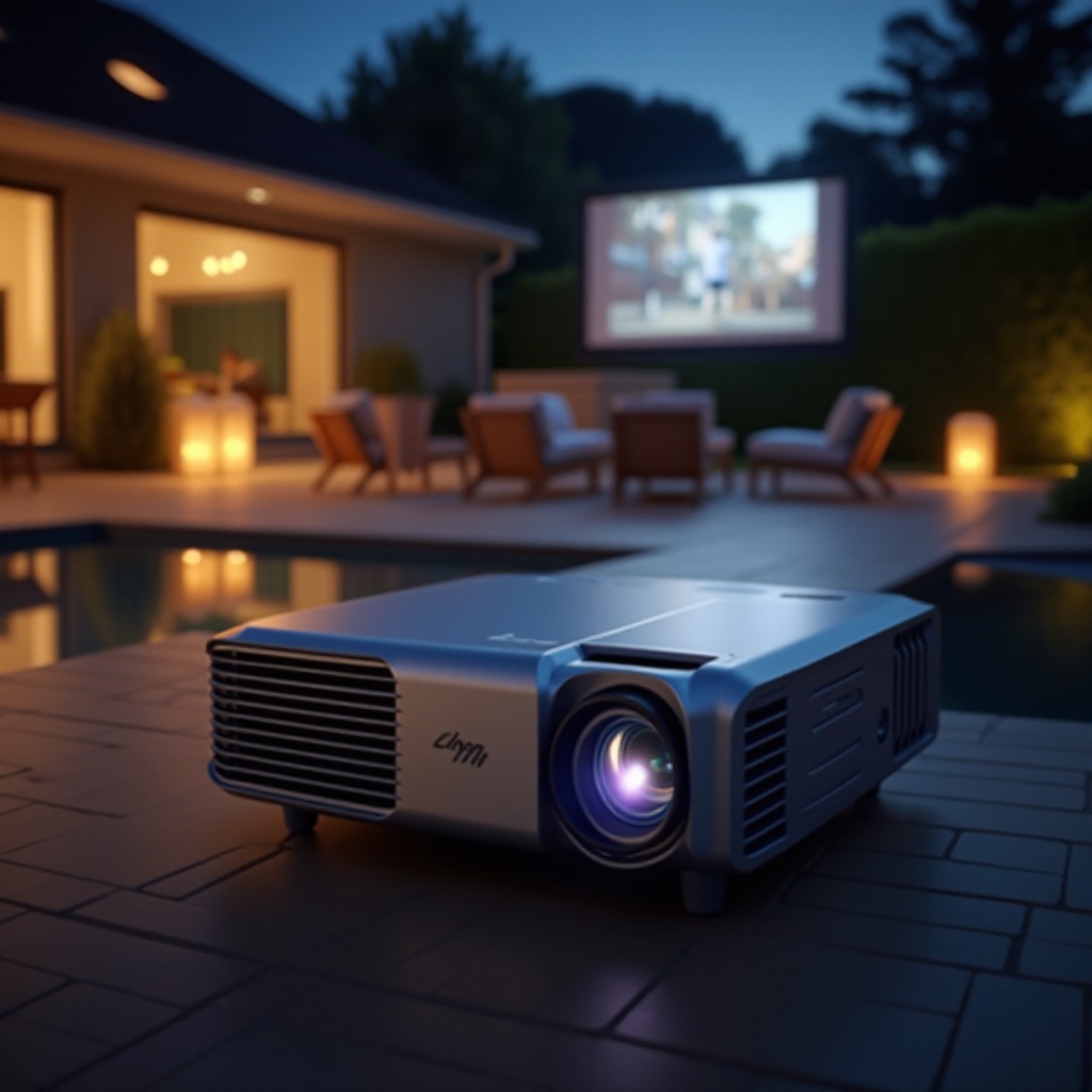 всепогодный уличный проектор