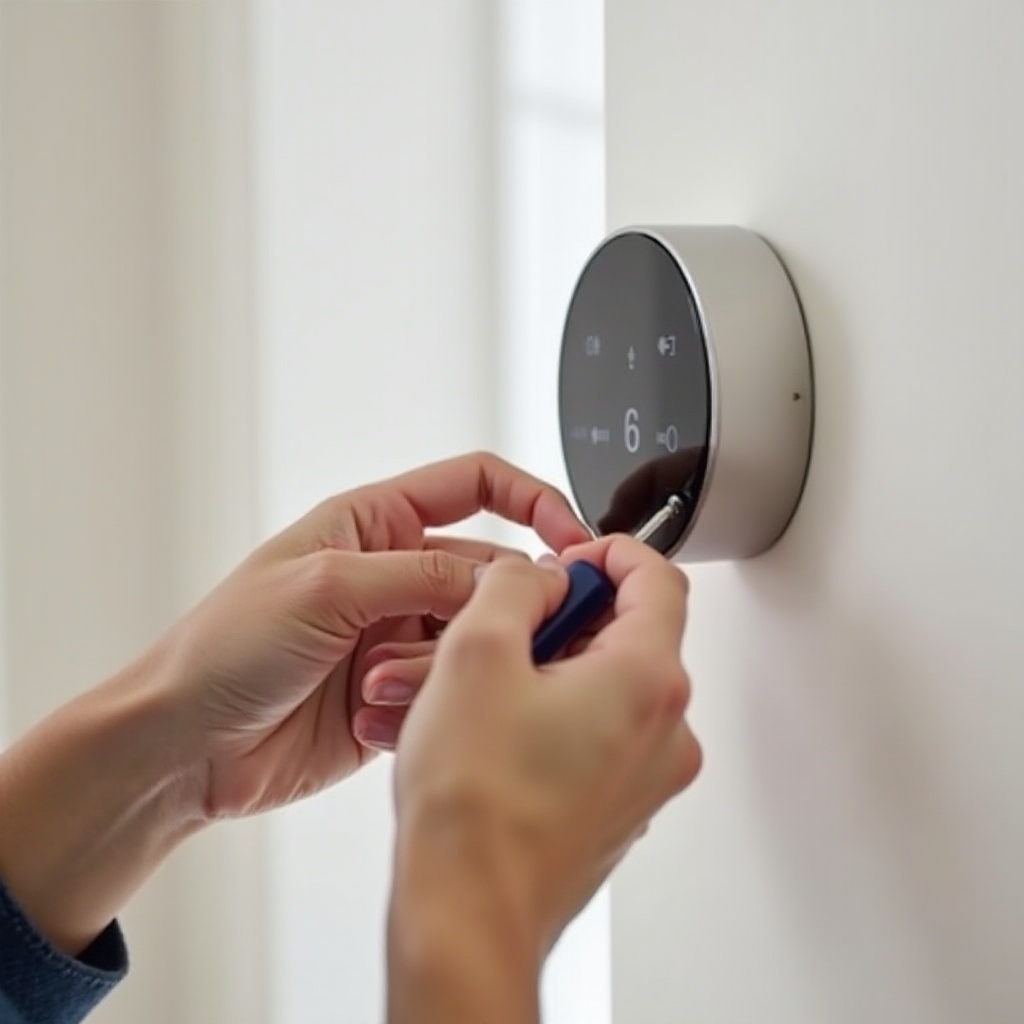 كيفية إزالة منظم الحرارة Nest من الحائط