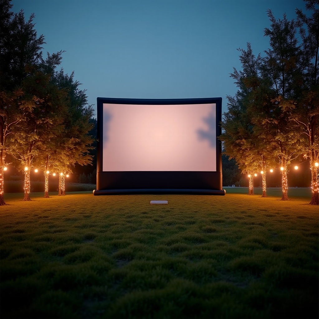 лучший материал для уличного киноэкрана