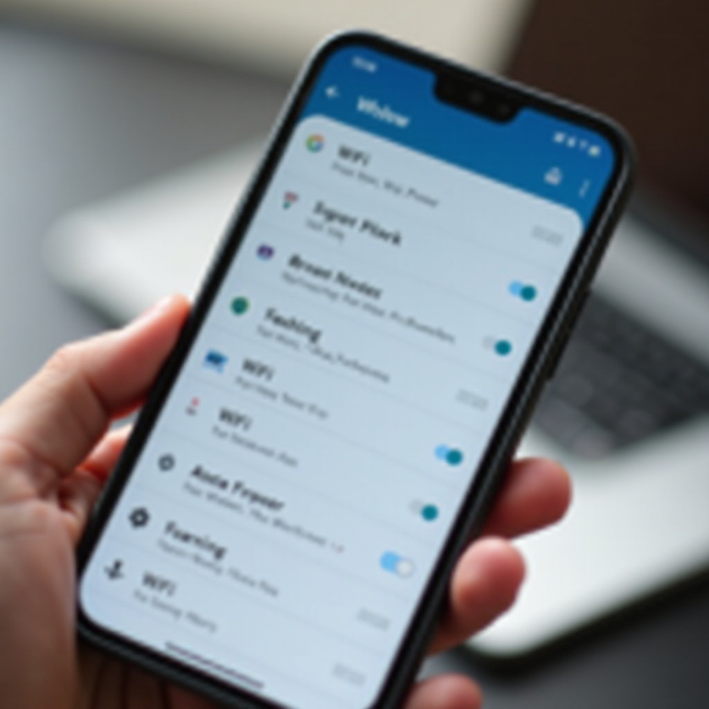 wifi подешавања на мом телефону