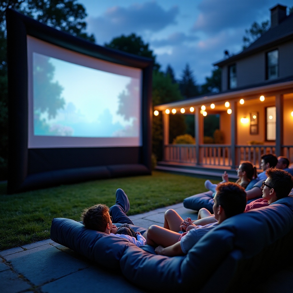 best material for outdoor movie screen