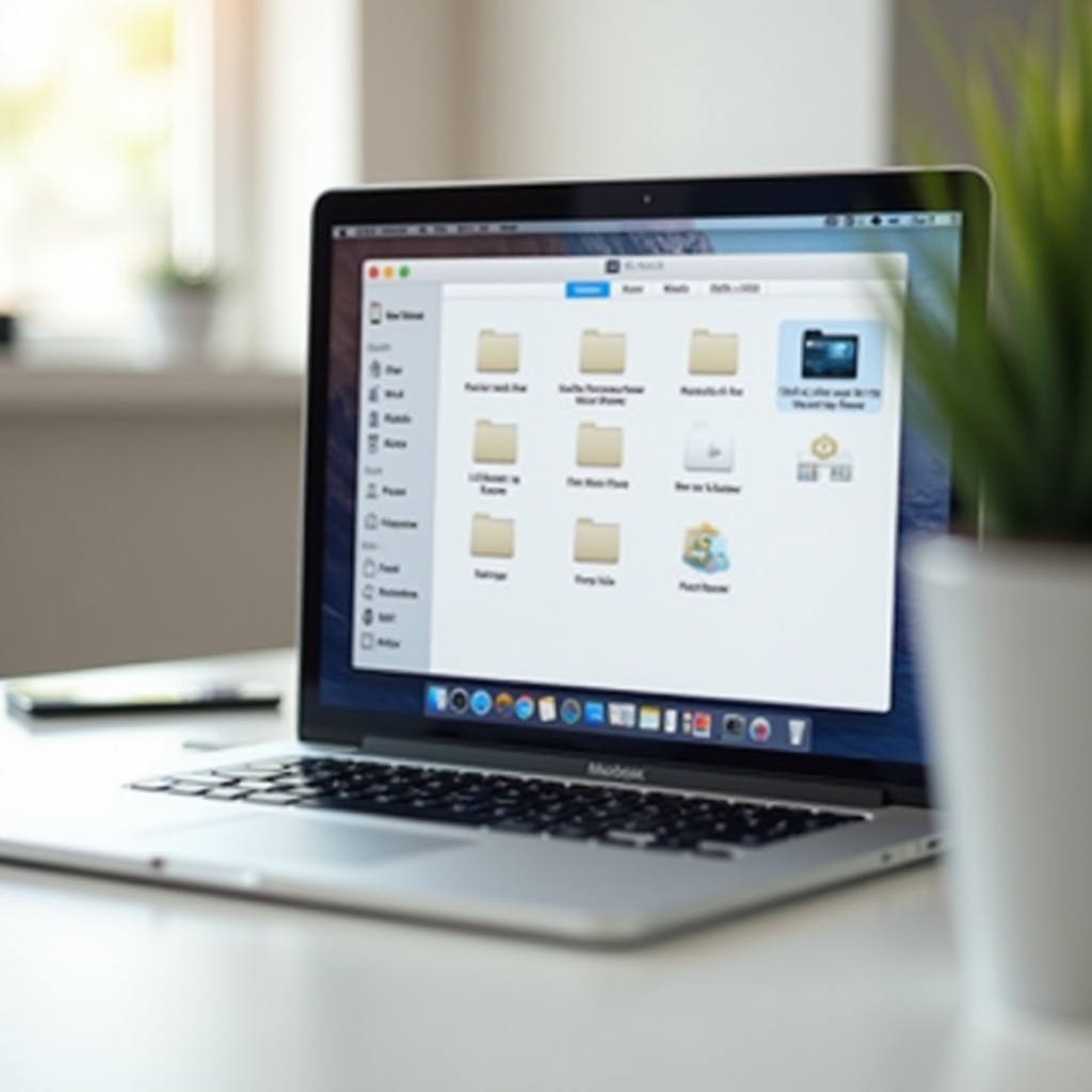 conectarea la partajarea de fișiere pe MacBook