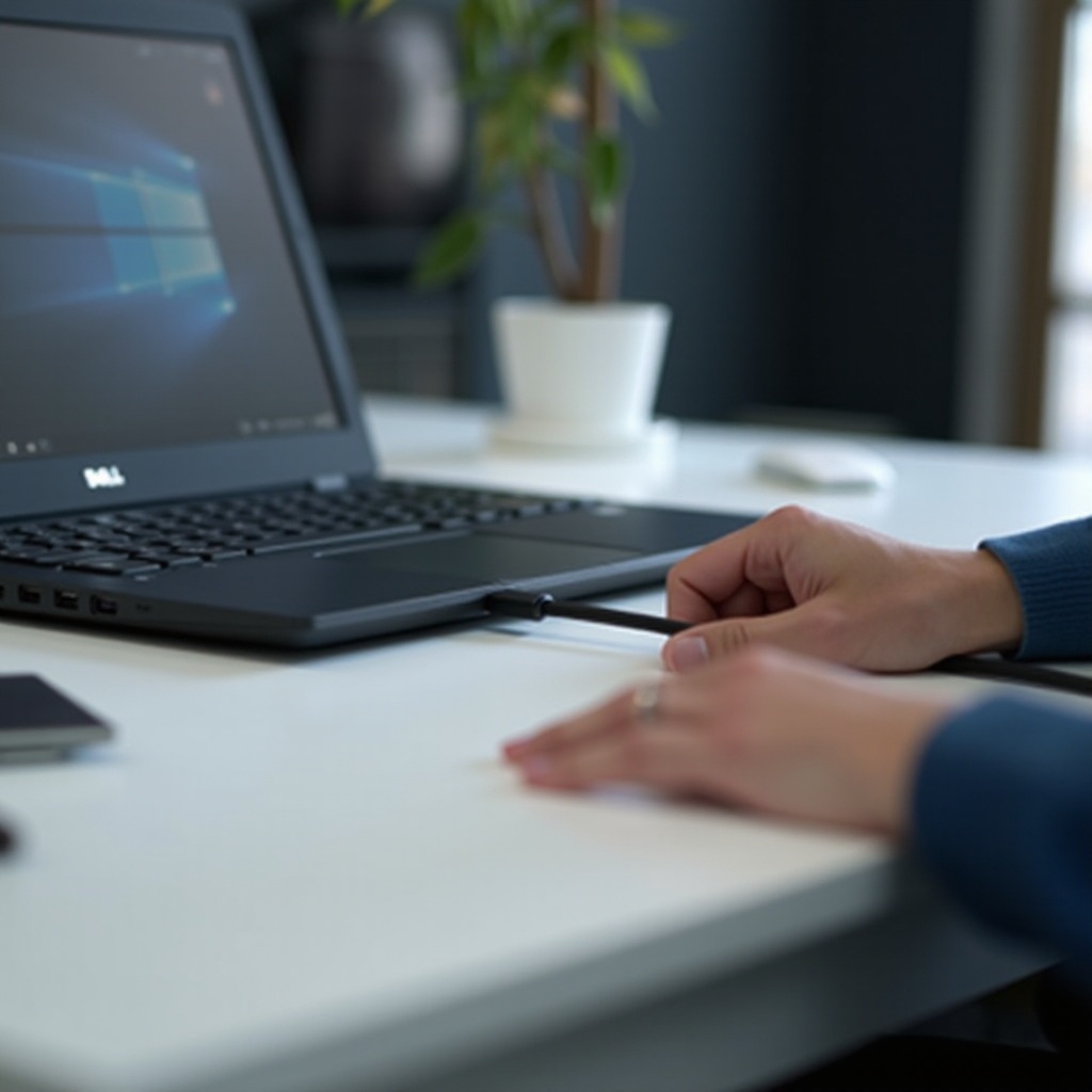 порт USB-C на ноутбуке Dell не подключается к монитору