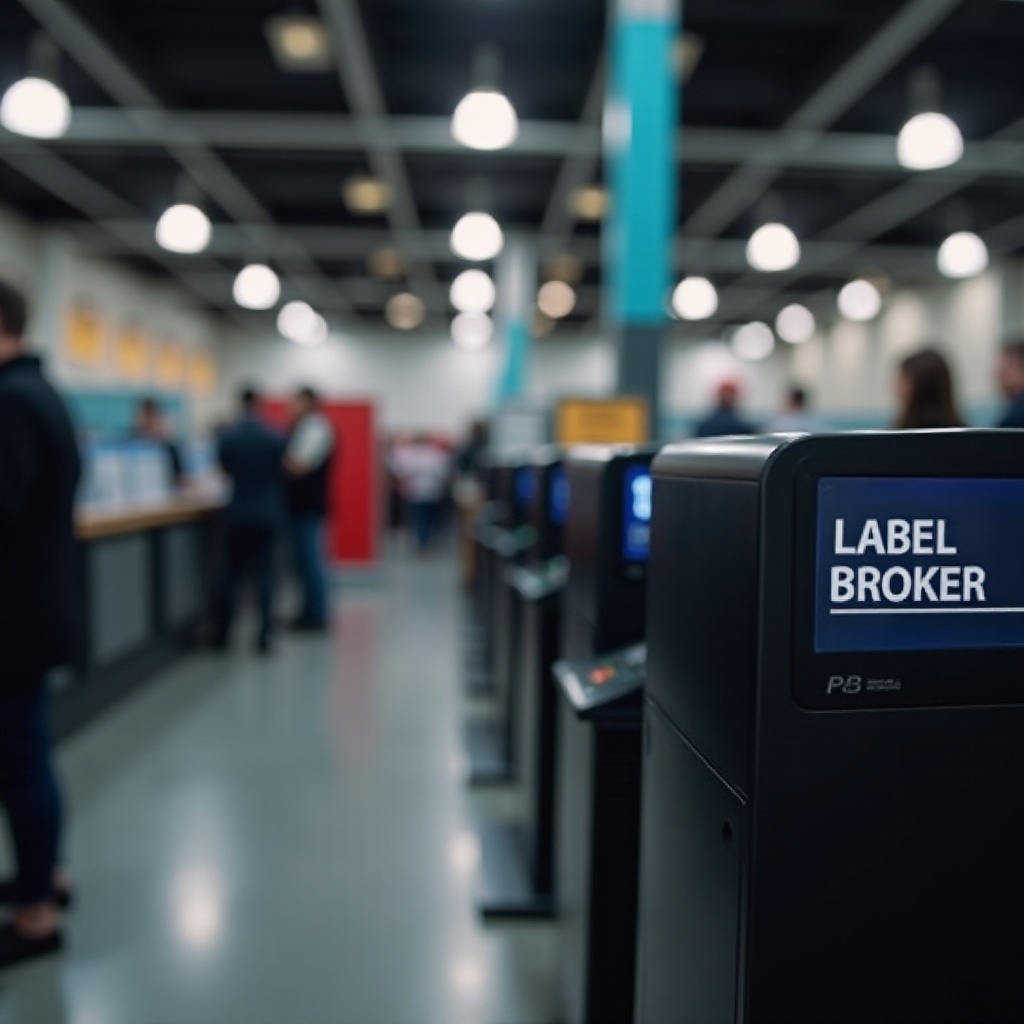 where are label broker printers and locations
