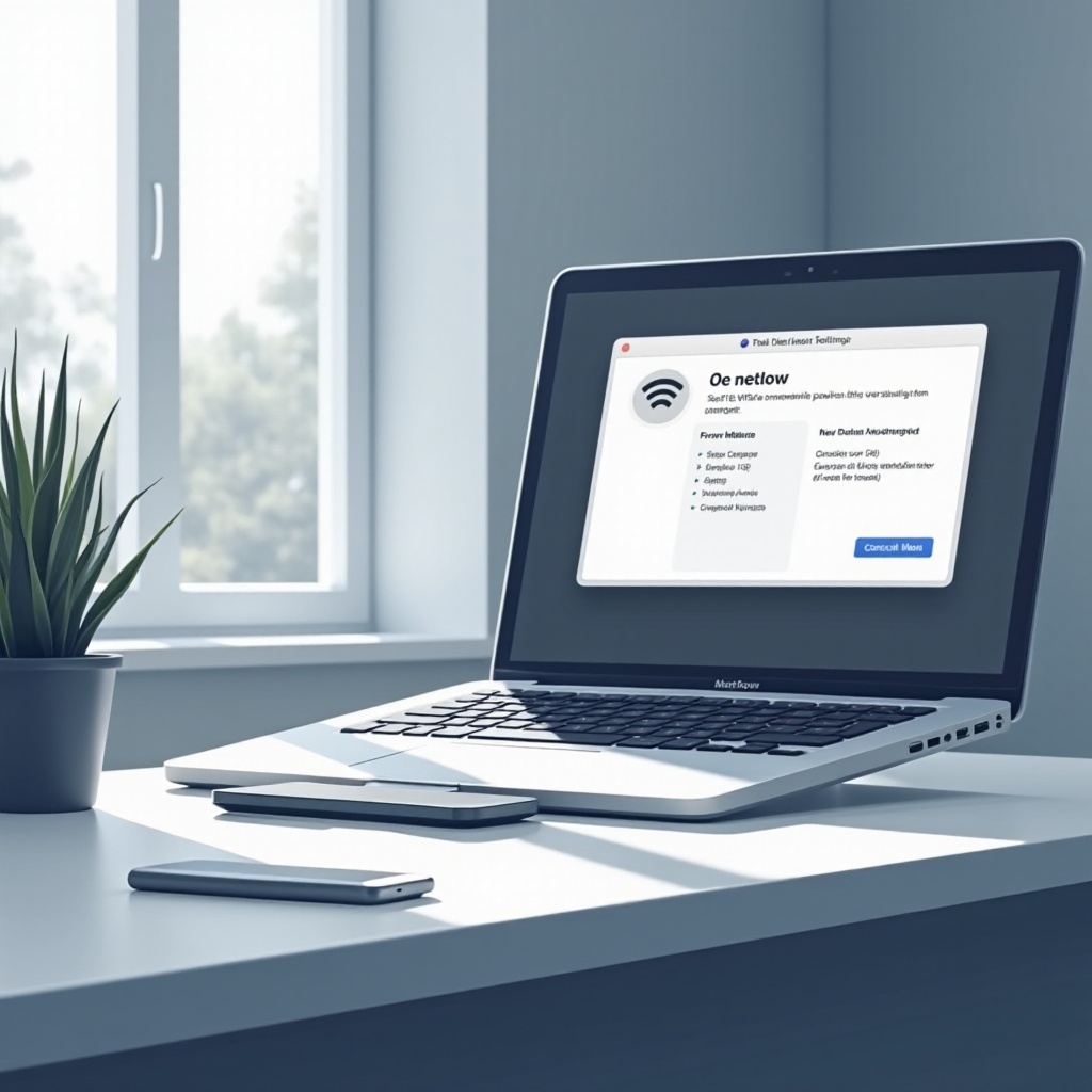 wifi macbook brak zainstalowanego sprzętu