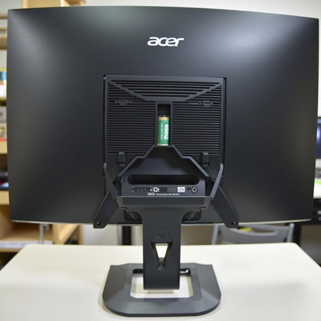 как разобрать подставку монитора acer