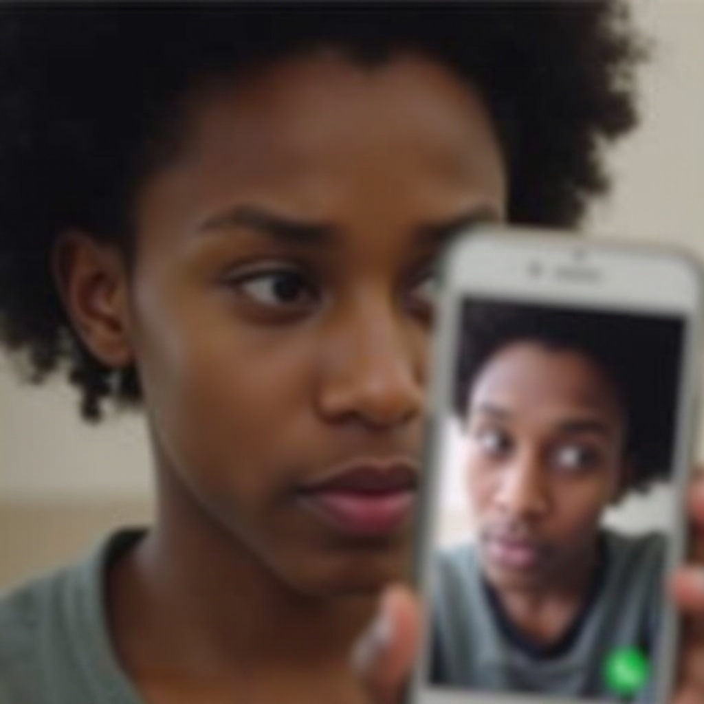 how to turn off inverted camera on facetime